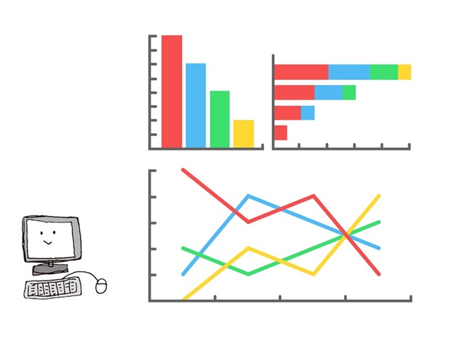 エクセル グラフ機能で作る 折れ線グラフ と 棒グラフ ふうふのしあわせ講座